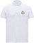 Buy Moncler FW24 White Slim Fit Logo Polo Shirt J20918A0000589A1600A