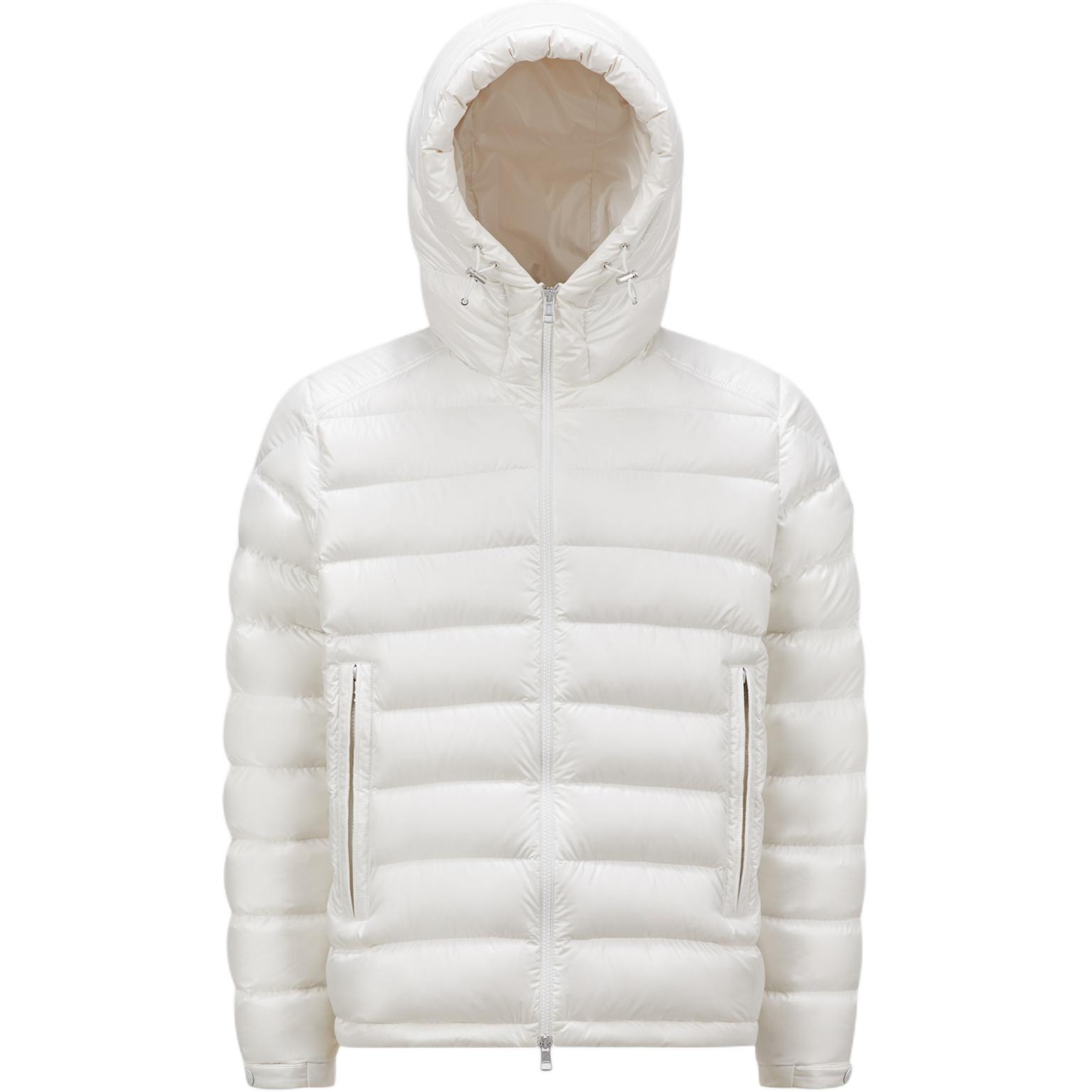 Order Moncler FW24 Besines 白色羽絨防水連帽短外套 男女同款。 J20911A00003597EX031
