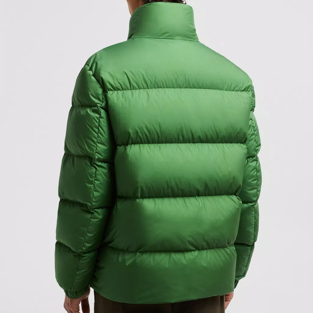 Moncler FW24 Citala Logo Patch Short Puffer Jacket Unisex Green J20911A000745396L86W 圖 4