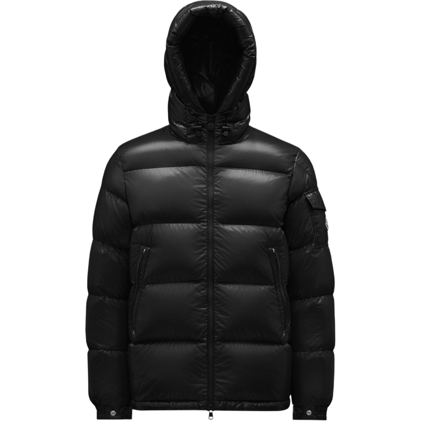 Moncler FW24 Ecrins Short Down Jacket Black Hooded Windproof  Coat. J20911A0020868950999