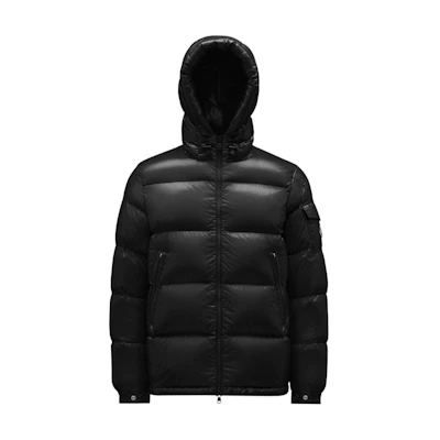 Moncler FW24 Ecrins Short Down Jacket Black Hooded Windproof Coat. J20911A0020868950999