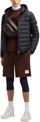 Moncler FW24 Galion Unisex Black Puffer Jacket with Adjustable Cuffs and Hood. J20911A00079549SK999 Lookbook Moncler FW24 Galion Unisex Black Puffer Jacket with Adjustable Cuffs and Hood. J20911A00079549SK999