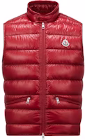 Moncler FW24 GUI Lightweight Zip-Up Vest Red - Casual Logo Gilet J20911A1070053029465 Moncler FW24 GUI Lightweight Zip-Up Vest Red - Casual Logo Gilet J20911A1070053029465