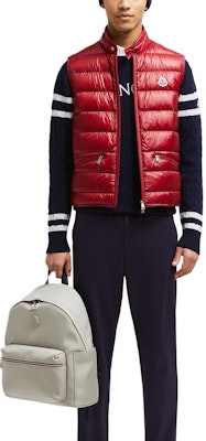 Moncler FW24 GUI Lightweight Zip-Up Vest Red - Casual Logo Gilet J20911A1070053029465 Lookbook Moncler FW24 GUI Lightweight Zip-Up Vest Red - Casual Logo Gilet J20911A1070053029465