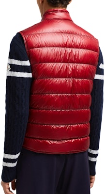 Moncler FW24 GUI Lightweight Zip-Up Vest Red - Casual Logo Gilet J20911A1070053029465 Purchase Moncler FW24 GUI Lightweight Zip-Up Vest Red - Casual Logo Gilet J20911A1070053029465