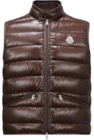 Moncler FW24 GUI Series Lightweight Zip Logo Vest Brown Unisex J20911A1070053029257 Moncler FW24 GUI Series Lightweight Zip Logo Vest Brown Unisex J20911A1070053029257