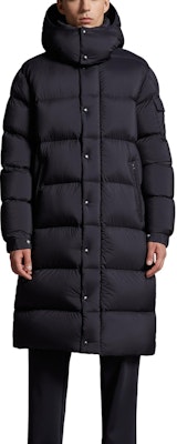 Moncler FW24 Hanoverian Chaqueta Larga Unisex Negra Acolchada Impermeable con Capucha J20911C0001853333999 Lookbook Moncler FW24 Hanoverian Chaqueta Larga Unisex Negra Acolchada Impermeable con Capucha J20911C0001853333999