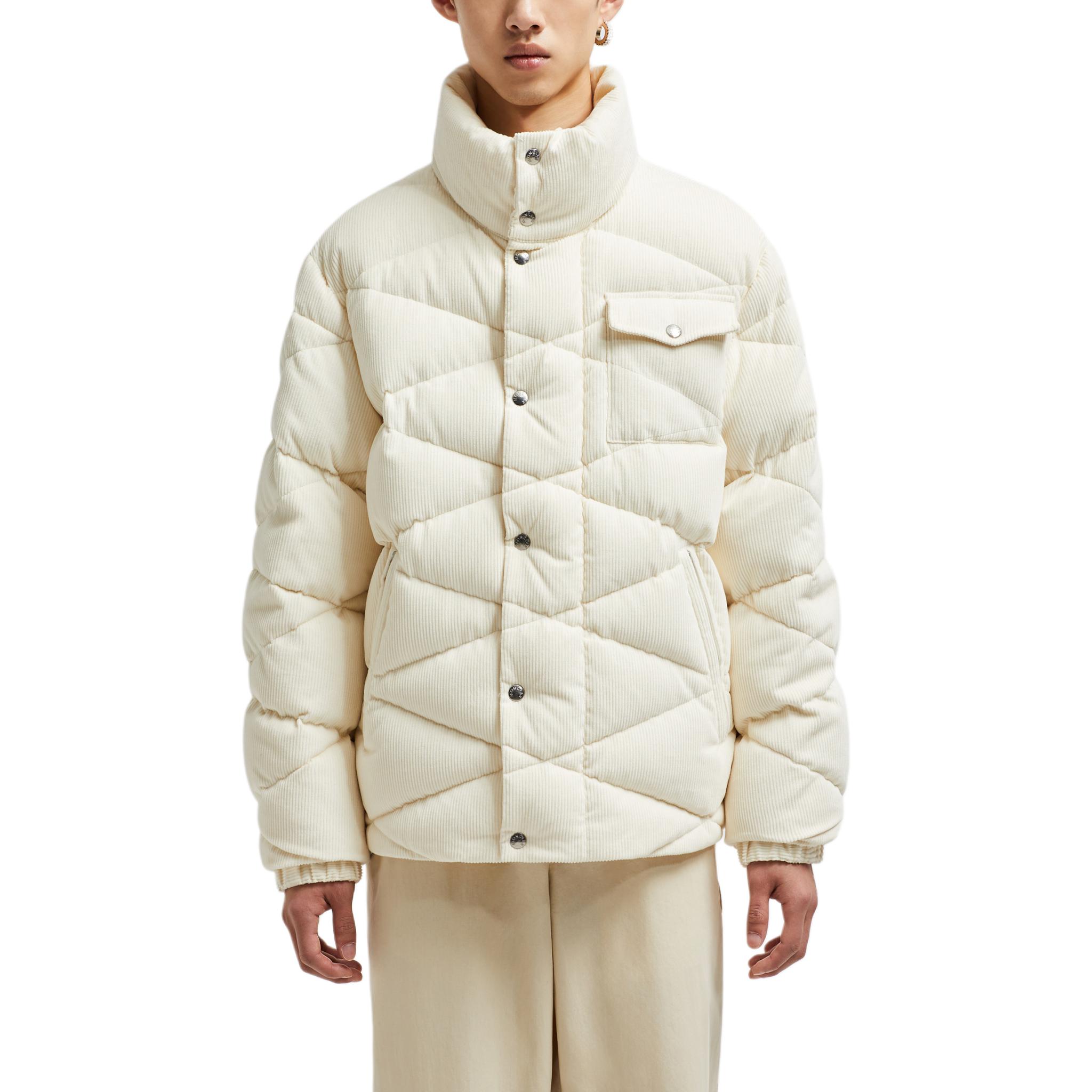 Moncler FW24 Kaver Series White Graphic Quilted Down Jacket Unisex Warm Coat. J20911A00020597R9038 圖 3