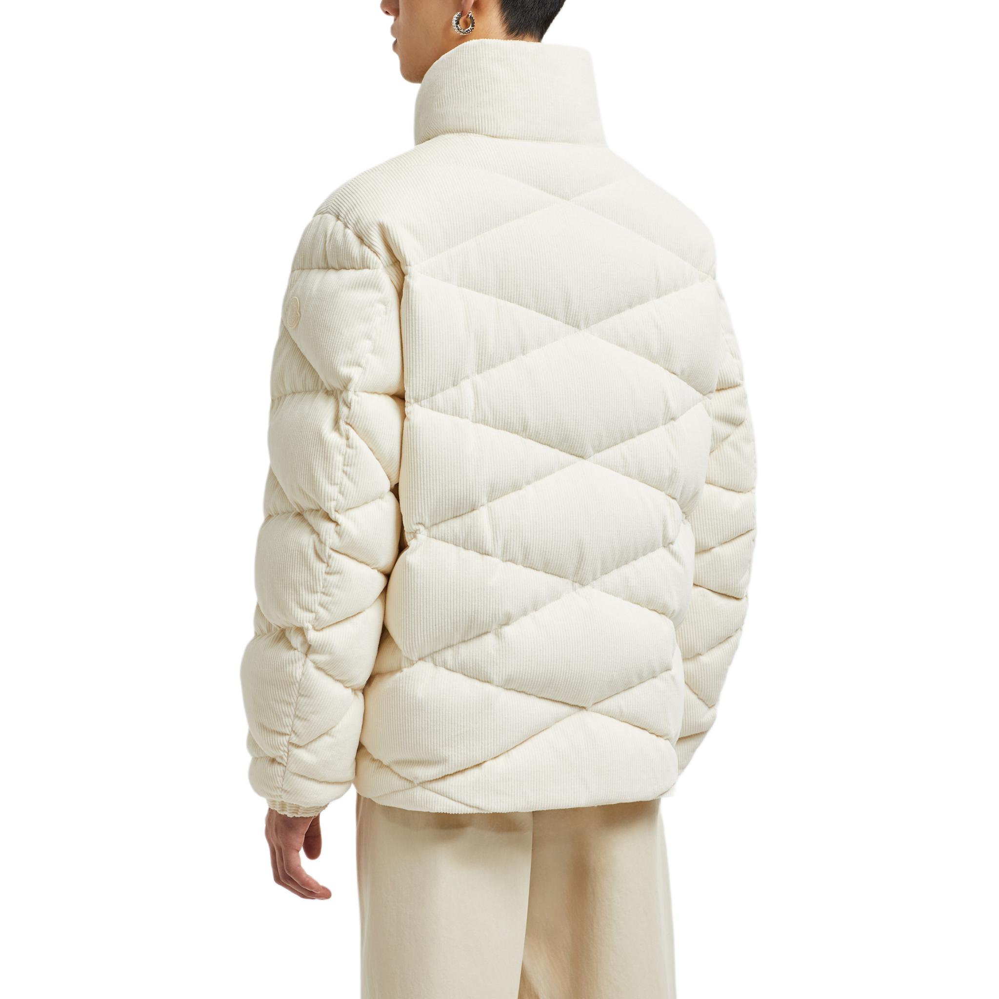 Moncler FW24 Kaver Series White Graphic Quilted Down Jacket Unisex Warm Coat. J20911A00020597R9038 圖 4