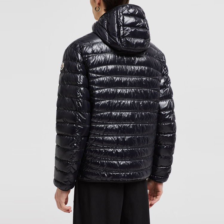Moncler FW24 Levanter Lightweight Hooded Down Jacket Unisex Black J20911A00087595GJ999 圖 4