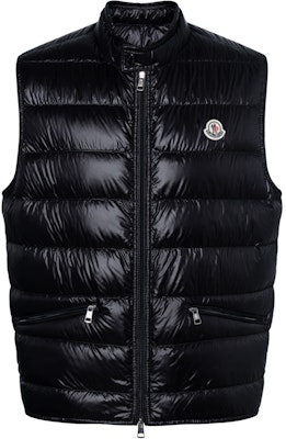 Moncler FW24 Lightweight Zip-Up Logo Vest Unisex Black J20911A1070053029999 Buy Moncler FW24 Lightweight Zip-Up Logo Vest Unisex Black J20911A1070053029999