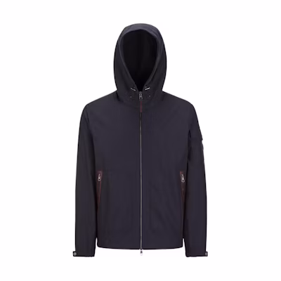 Moncler FW24 LINTH Solid Color Hooded Pocket Jacket Blue J10911A00145549MF742