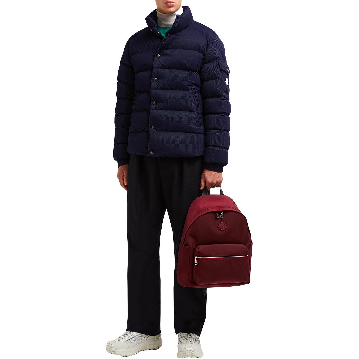 Moncler FW24 LULE Unisex Blue Down Jacket with Logo and Stand Collar. J20911A001555981B779 圖 3