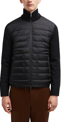 몽클레어 FW24 패딩 코듀로이 다운 자켓 블랙 울 혼방 하이 칼라 유니섹스. J20919B50700A9341999 Lookbook 몽클레어 FW24 패딩 코듀로이 다운 자켓 블랙 울 혼방 하이 칼라 유니섹스. J20919B50700A9341999