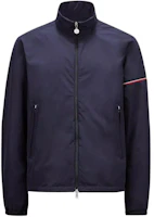 Moncler FW24 Ruinette Striped Zip Pocket Jacket Navy Blue Outerwear. J10911A0011854A9174S Moncler FW24 Ruinette Striped Zip Pocket Jacket Navy Blue Outerwear. J10911A0011854A9174S