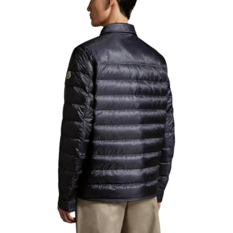 Moncler FW24 Tenibres Solid Zip-Up Collar Down Jacket Unisex Midnight Blue. J10911A0002353279776 圖 5