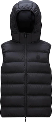 Moncler FW24 Valmasque Rompi Tanpa Lengan Anti Air Hitam Pria. J20911A000495973I999 Order Moncler FW24 Valmasque Rompi Tanpa Lengan Anti Air Hitam Pria. J20911A000495973I999