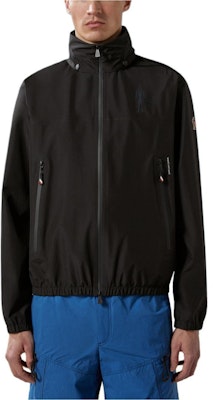 Moncler FW24 VEILLE Black Stand Collar Full-Zip Printed Jacket for Men. J10971A00001597C5999 Shop Moncler FW24 VEILLE Black Stand Collar Full-Zip Printed Jacket for Men. J10971A00001597C5999