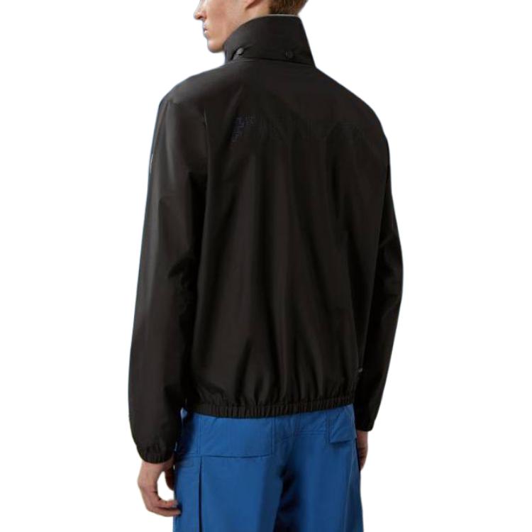 Purchase 盟可睐 FW24 VEILLE 黑色立领全拉链印花男士夹克. J10971A00001597C5999