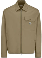 Moncler GABARDINE Series Brown Plain Zip-Up Jacket with Collar. J10912F0000257448248 Moncler GABARDINE Series Brown Plain Zip-Up Jacket with Collar. J10912F0000257448248