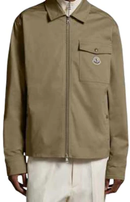 蒙克莱 GABARDINE 棕色纯色翻领拉链夹克 J10912F0000257448248 Lookbook 蒙克莱 GABARDINE 棕色纯色翻领拉链夹克 J10912F0000257448248