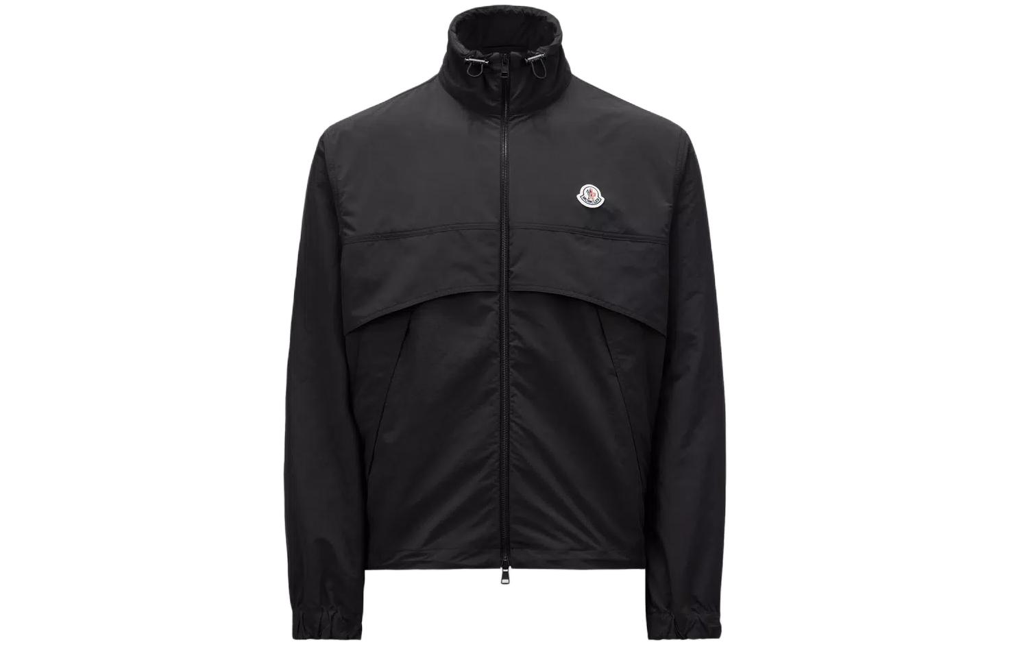 Moncler Gales Black Solid Zip-Up Stand Collar Jacket J10911A00120595M6999