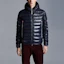 Purchase Moncler Galion Lightweight Glossy Hooded Down Jacket Unisex Navy Blue. H10911A00027M1592742