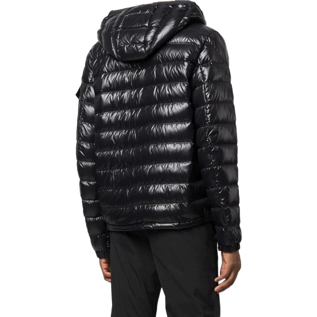 Moncler Galion SS22 Glossy Hooded Down Jacket Unisex Black Winter Warmth. H10911A00027M1592999 圖 4