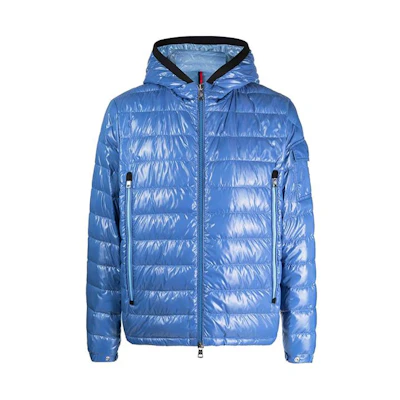 Moncler Galion Unisex Sky Blue Hooded Down Jacket I10911A00069M1592722