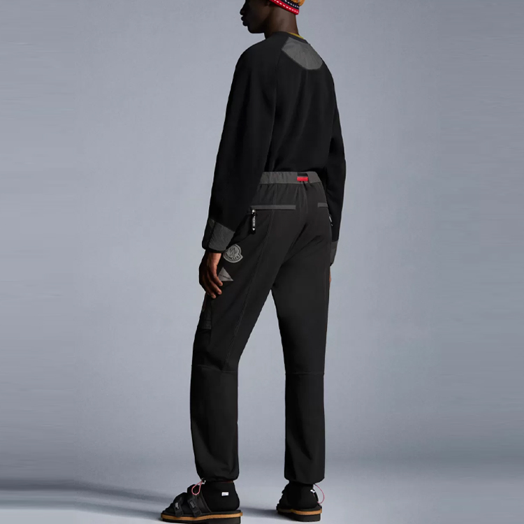 Shop Moncler Genius 1952 FW21 Logo Solid Color Stretch Casual Pants. G20922A00008595EF999