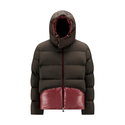 MONCLER GENIUS 1952 FW22 Green Logo Patch Hooded Down Jacket Unisex. H20921A00031M2012P95