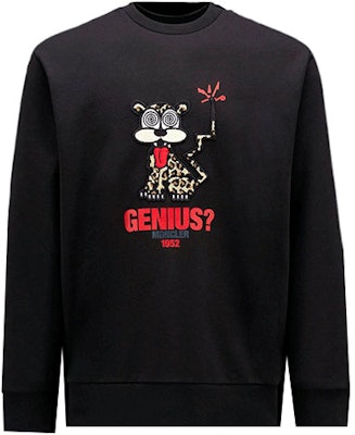 몽클레르 지니어스 1952 FW22 레오파드 프린트 블랙 남성 긴팔 스웻셔츠. H20928G00003M2327999 Order 몽클레르 지니어스 1952 FW22 레오파드 프린트 블랙 남성 긴팔 스웻셔츠. H20928G00003M2327999