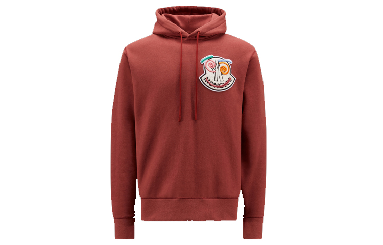Moncler Genius 1952 Hoodie Pullover Oversized  Deep Red Sweatshirt. H20928G00006809KX590