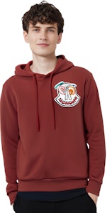 蒙克勒Genius 1952宽松连帽卫衣深红色套头衫. H20928G00006809KX590 Cheap 蒙克勒Genius 1952宽松连帽卫衣深红色套头衫. H20928G00006809KX590