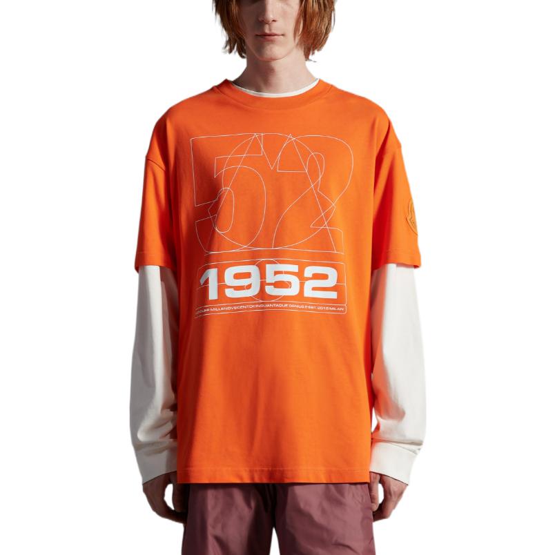 Moncler Genius 1952 Series  Printed Casual Pullover Short Sleeve T-Shirt H20928C00015M2326318 圖 3