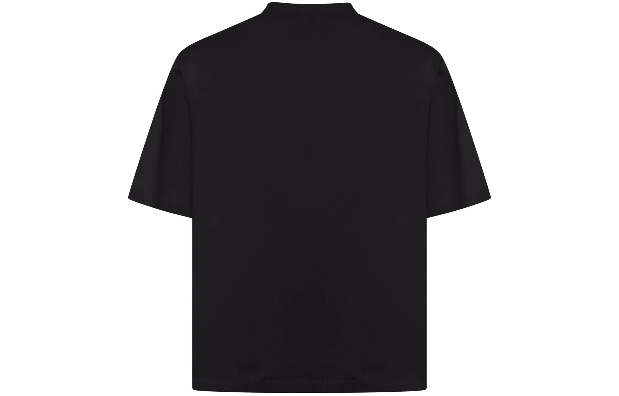 Lookbook 몽클레르 지니어스 블랙 크루넥 핏 반팔 티셔츠 I209W8C0000689A8Y999