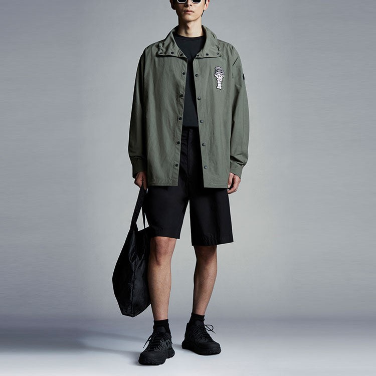 Lookbook MONCLER GENIUS Seluar Pendek Cotton Poplin Fit Santai H10922B00001M1600999