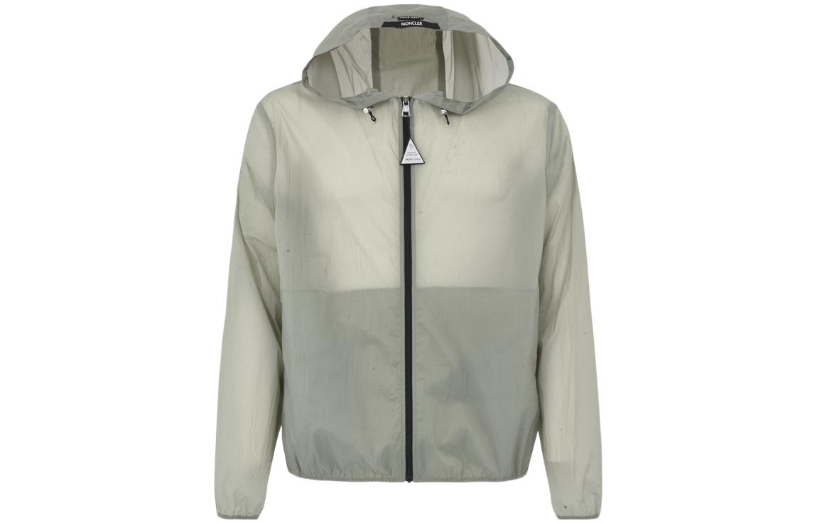 MONCLER GENIUS  Grey Solid Zip-Up Hooded Jacket G109H1A00018539UT810 圖 2