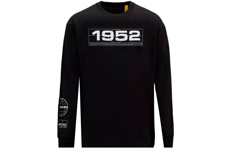 MONCLER GENIUS  Letter Print Crewneck Long Sleeve T-Shirt H20928D00004M2326999 圖 2