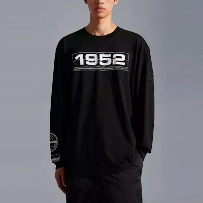 MONCLER GENIUS Letter Print Crewneck Long Sleeve T-Shirt H20928D00004M2326999 Lookbook MONCLER GENIUS Letter Print Crewneck Long Sleeve T-Shirt H20928D00004M2326999