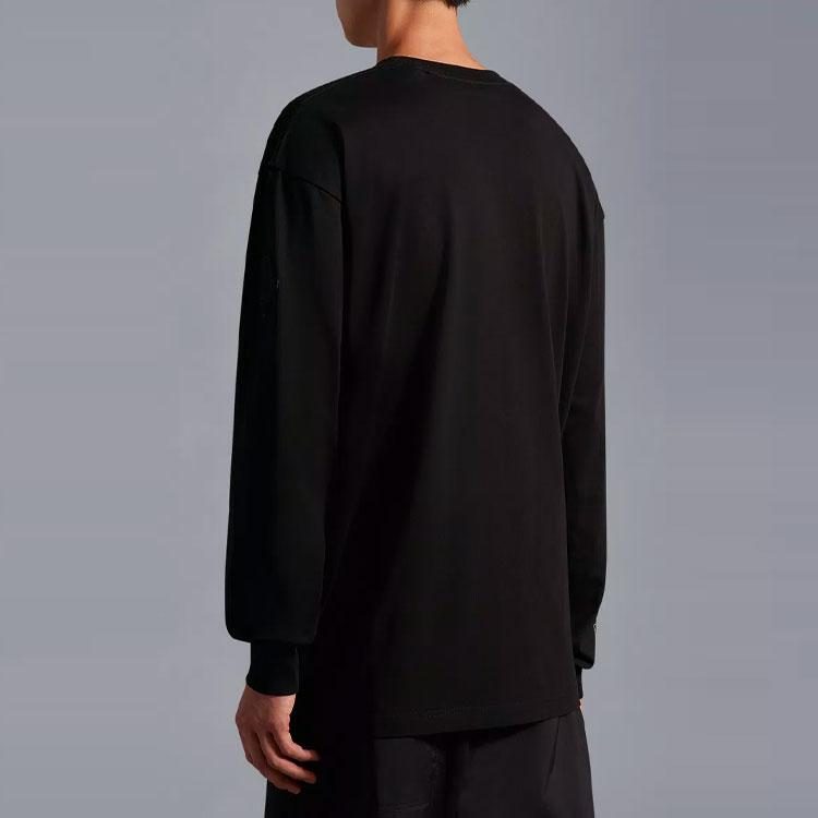 MONCLER GENIUS  Letter Print Crewneck Long Sleeve T-Shirt H20928D00004M2326999 圖 4