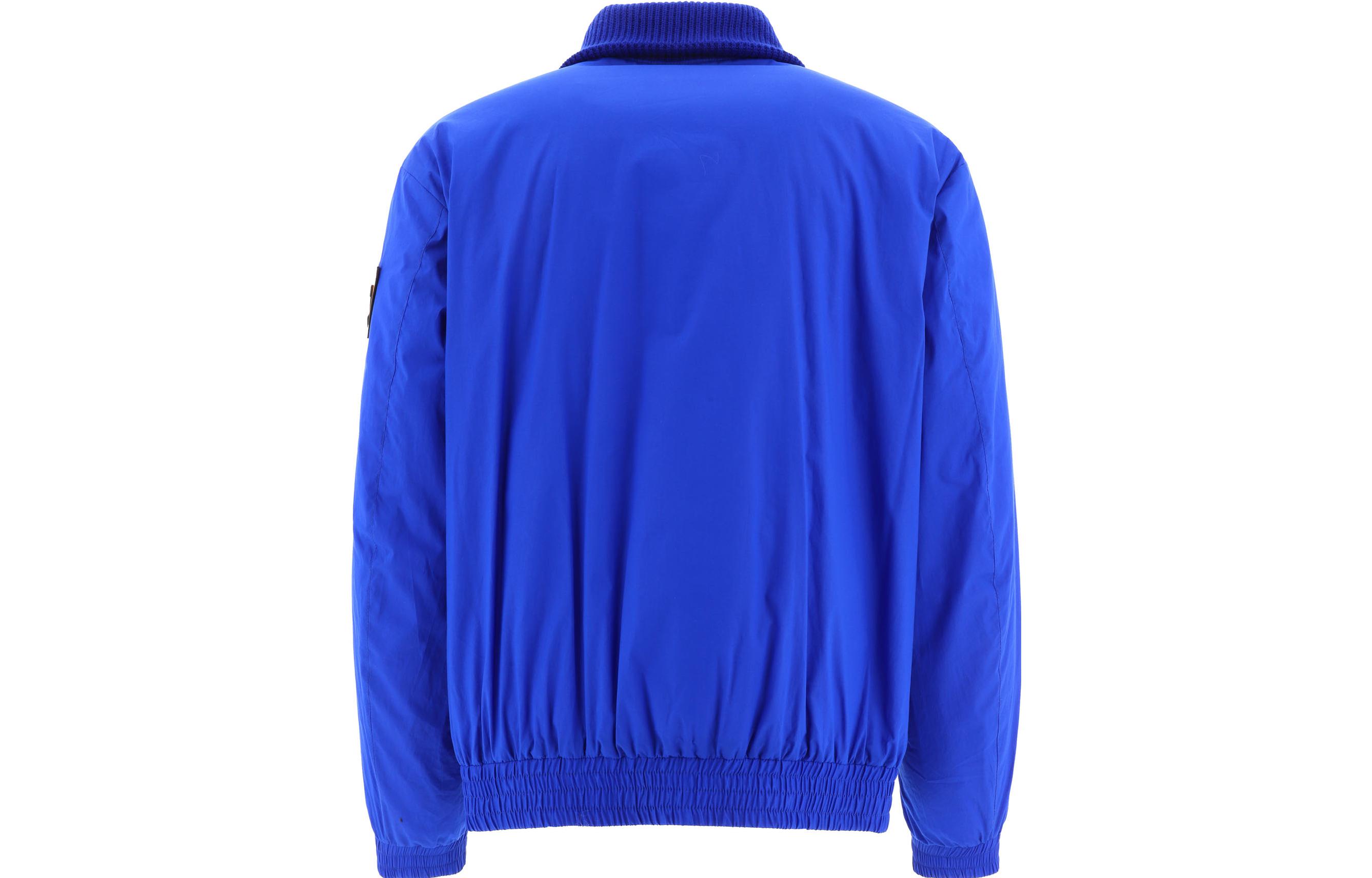 MONCLER GENIUS  Solid Logo Zipper Jacket in Blue. 1A00004M1621-765 圖 3