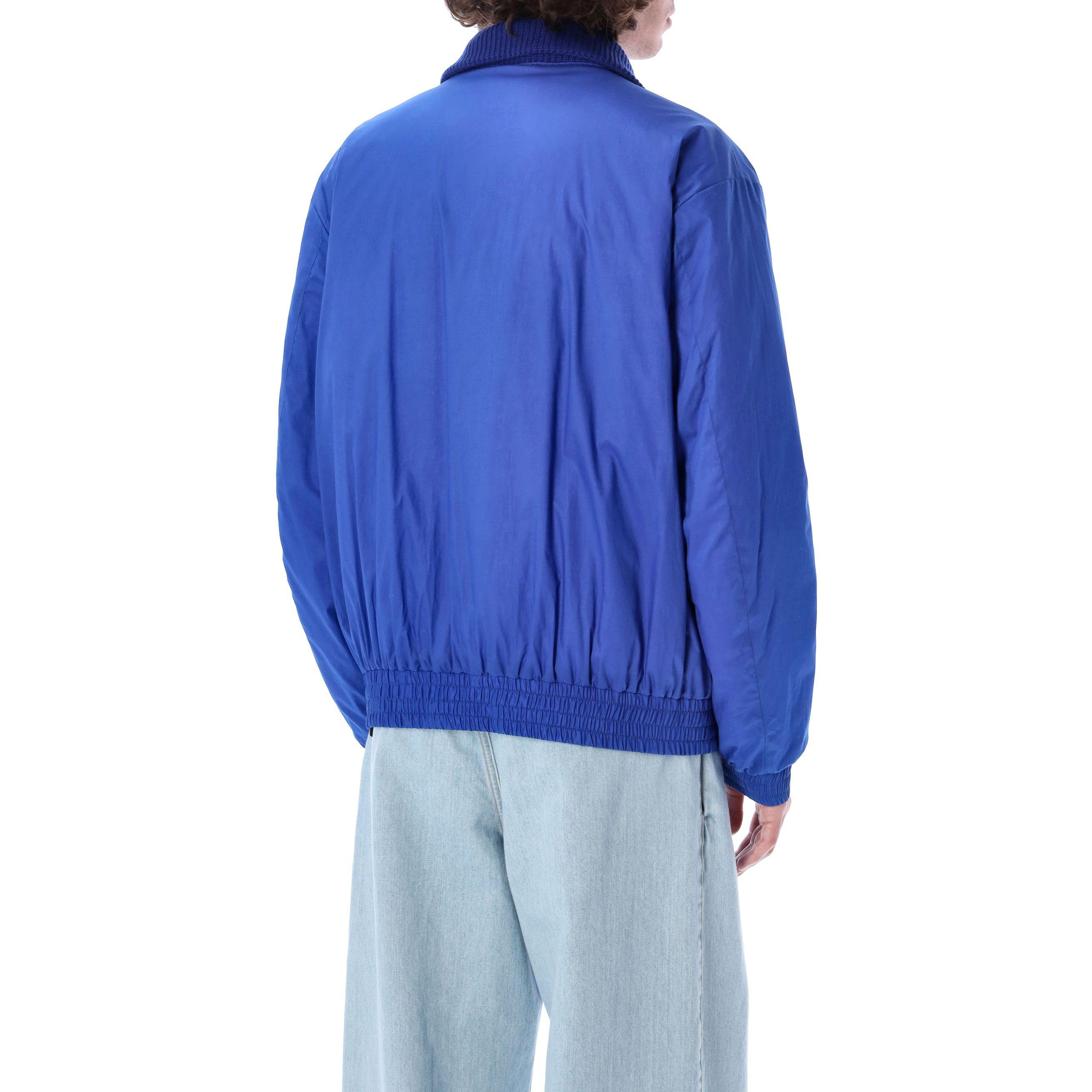 MONCLER GENIUS  Solid Logo Zipper Jacket in Blue. 1A00004M1621-765 圖 5