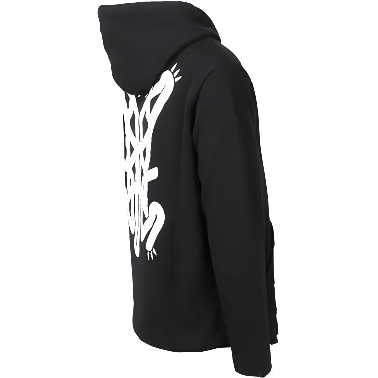 MONCLER GENIUS Black Cotton Printed Hoodie. 8G000048099W999 圖 4