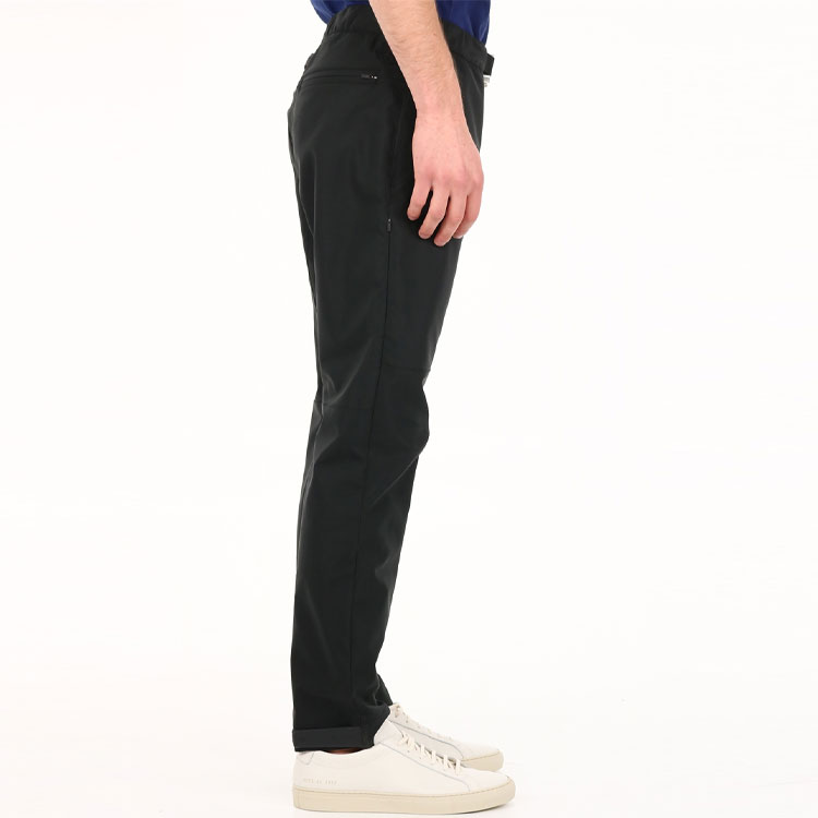 Sizing MONCLER GENIUS Black Straight-Leg Casual Pants with Metal Buckle. 2A7010054AD1999