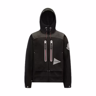 MONCLER GENIUS FW21 Black Drawstring Hooded Jacket. G20921A00016595EF999