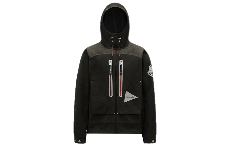 MONCLER GENIUS FW21 Black Drawstring Hooded Jacket. G20921A00016595EF999 圖 2