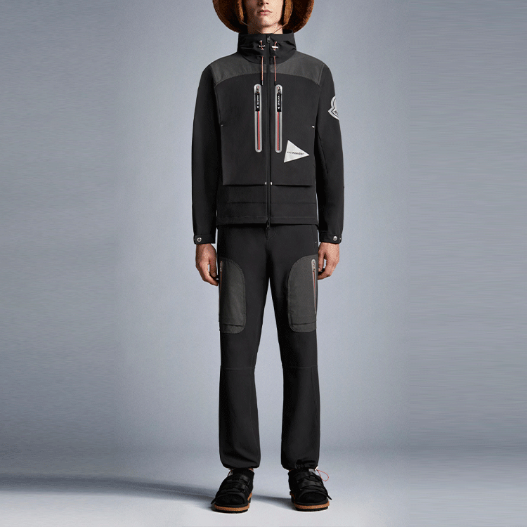 MONCLER GENIUS FW21 Black Drawstring Hooded Jacket. G20921A00016595EF999 圖 3