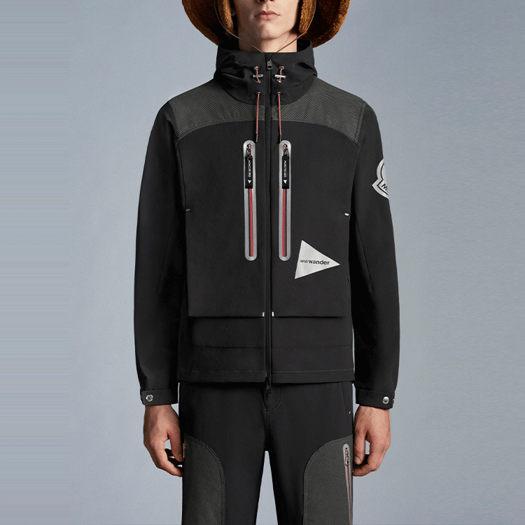 MONCLER GENIUS FW21 Black Drawstring Hooded Jacket. G20921A00016595EF999 圖 4