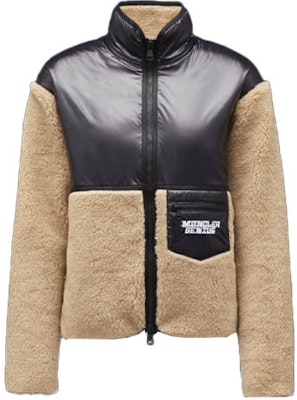 MONCLER GENIUS FW21 Logo Patchwork Teddy Fleece Jacket Unisex Black G209X8G000018909H950 Order MONCLER GENIUS FW21 Logo Patchwork Teddy Fleece Jacket Unisex Black G209X8G000018909H950